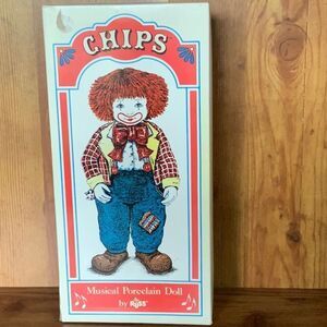 Chips Musical Porcelain Doll by Russ Send in the‎ Clowns style no. 4559